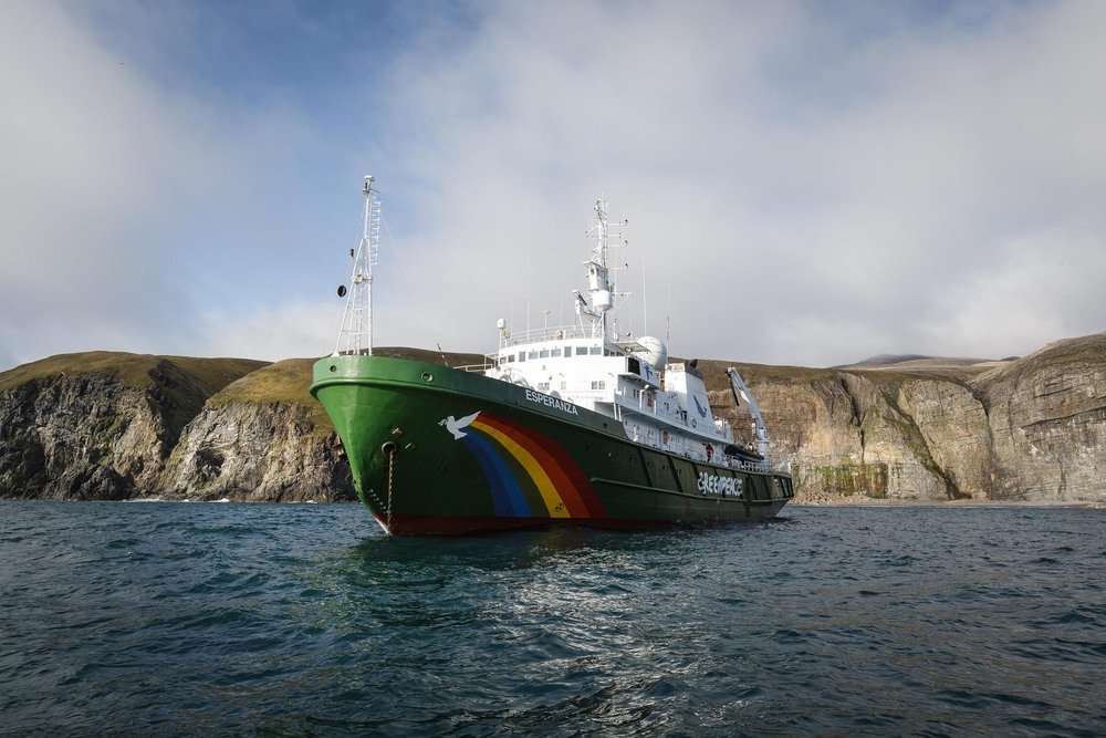 La historia de Luisfer arriba del buque MV Esperanza